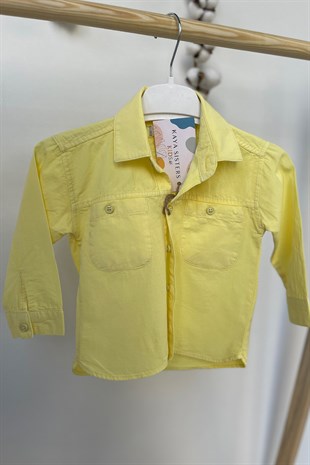 Cepli Limon Sarı Gömlek